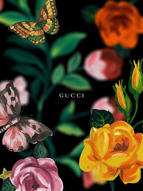 flowers pink roses gucci wallpaper|gucci flora print wallpaper.